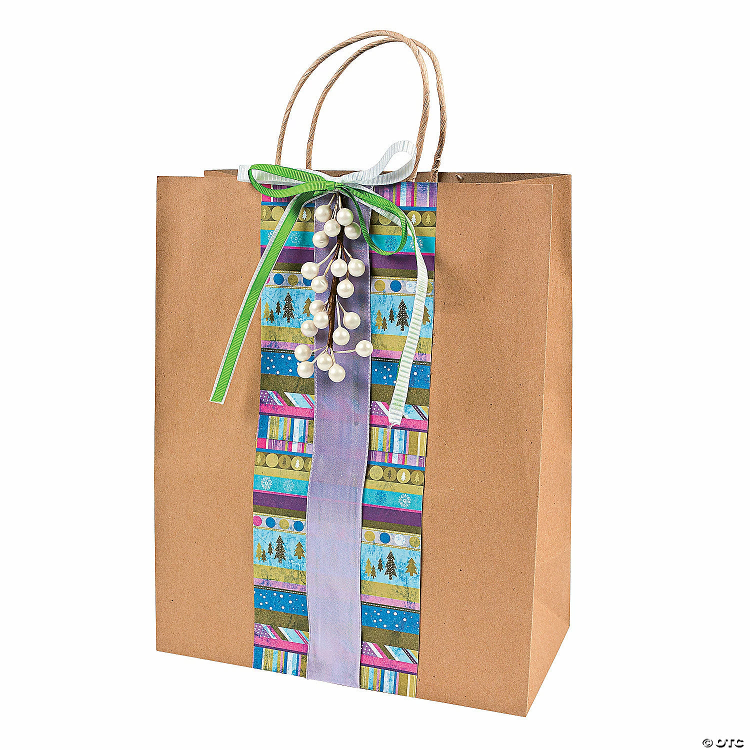Promo β€οΈ 10 1/2" x 5 1/4" x 13" Large Brown Kraft Paper Gift Bags - 12 Pc. π - Image 3