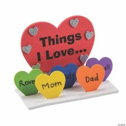 Budget ๐ 3D Things I Love Heart Craft Kit - Makes 12 โ