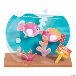 Best reviews of 🛒 3D Valentine Fishbowl Craft Kit - Makes 12 🔔