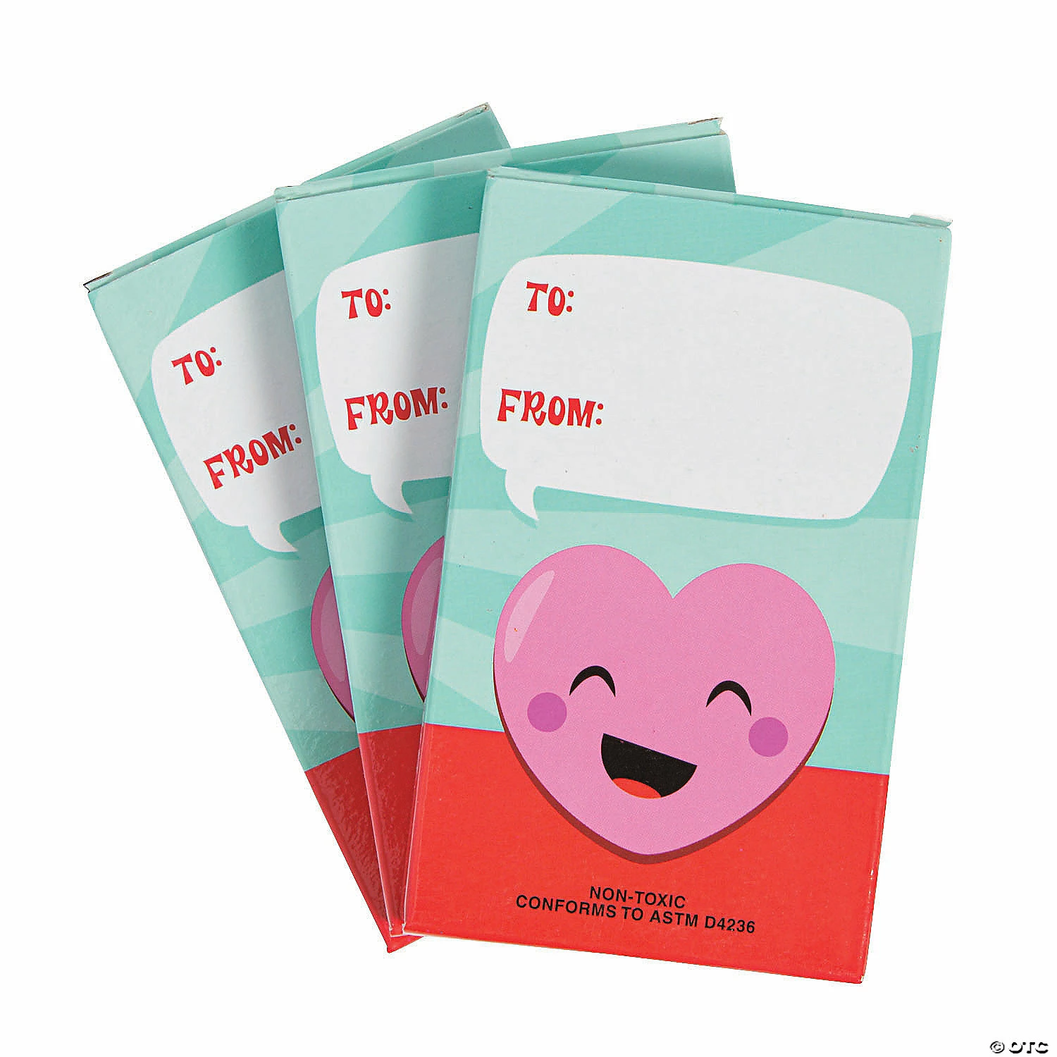 Buy 🛒 6-Color Valentine’s Day Jumbo Crayons - 12 Boxes 😀 - Image 2