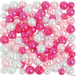 Outlet 🔔 6mm - 8mm Pearl Beads Assortment - 200 Pc. 😀
