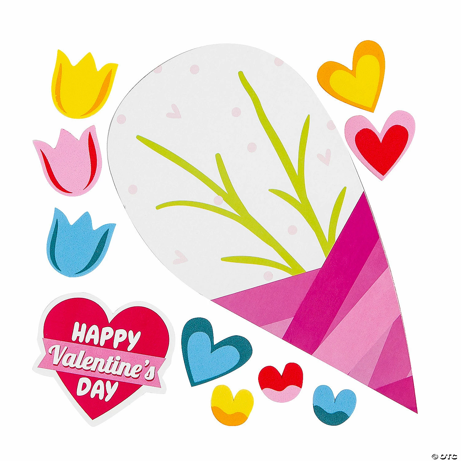 Buy 🎁 Bouquet Valentine’s Day Card Craft Kit - Makes 12 🧨 - Image 2