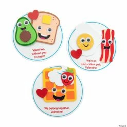 Cheapest 😀 Breakfast Buddies Valentine Magnet Craft Kit - Makes 12 😍