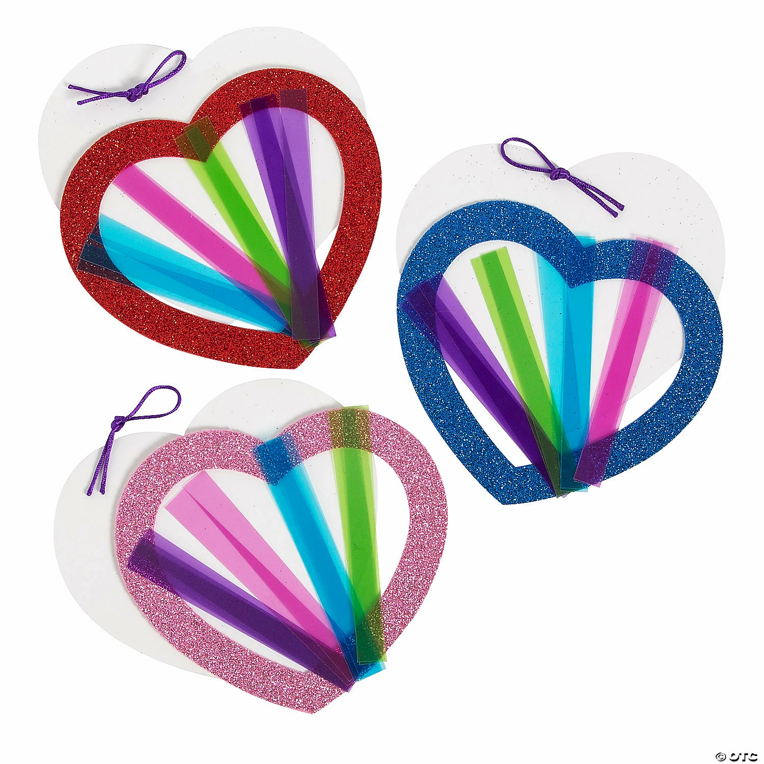 Budget ๐ Bright Valentineโs Day Heart Suncatcher Craft Kit - Makes 12 ๐คฉ - Image 2