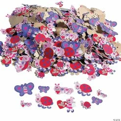 Brand new โ๏ธ Bulk Love Bug Self-Adhesive Shapes - 500 Pc. ๐