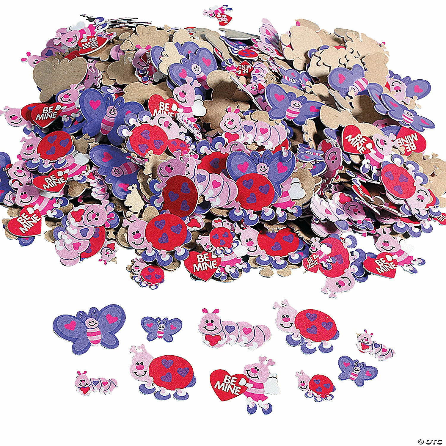 Brand new βοΈ Bulk Love Bug Self-Adhesive Shapes - 500 Pc. π