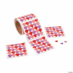 Deals 😍 Bulk Mini Heart Big Sticker Roll - 1000 Pc. 💯