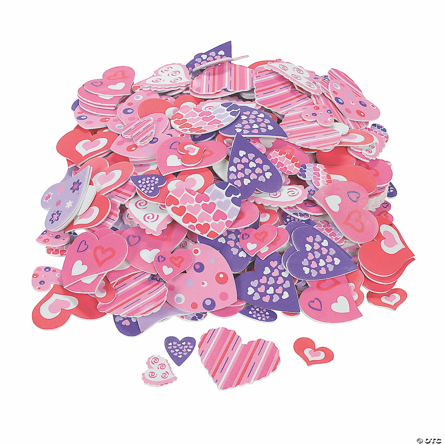 Top 10 π Bulk Valentine Heart Self-Adhesive Shapes - 500 Pc. β