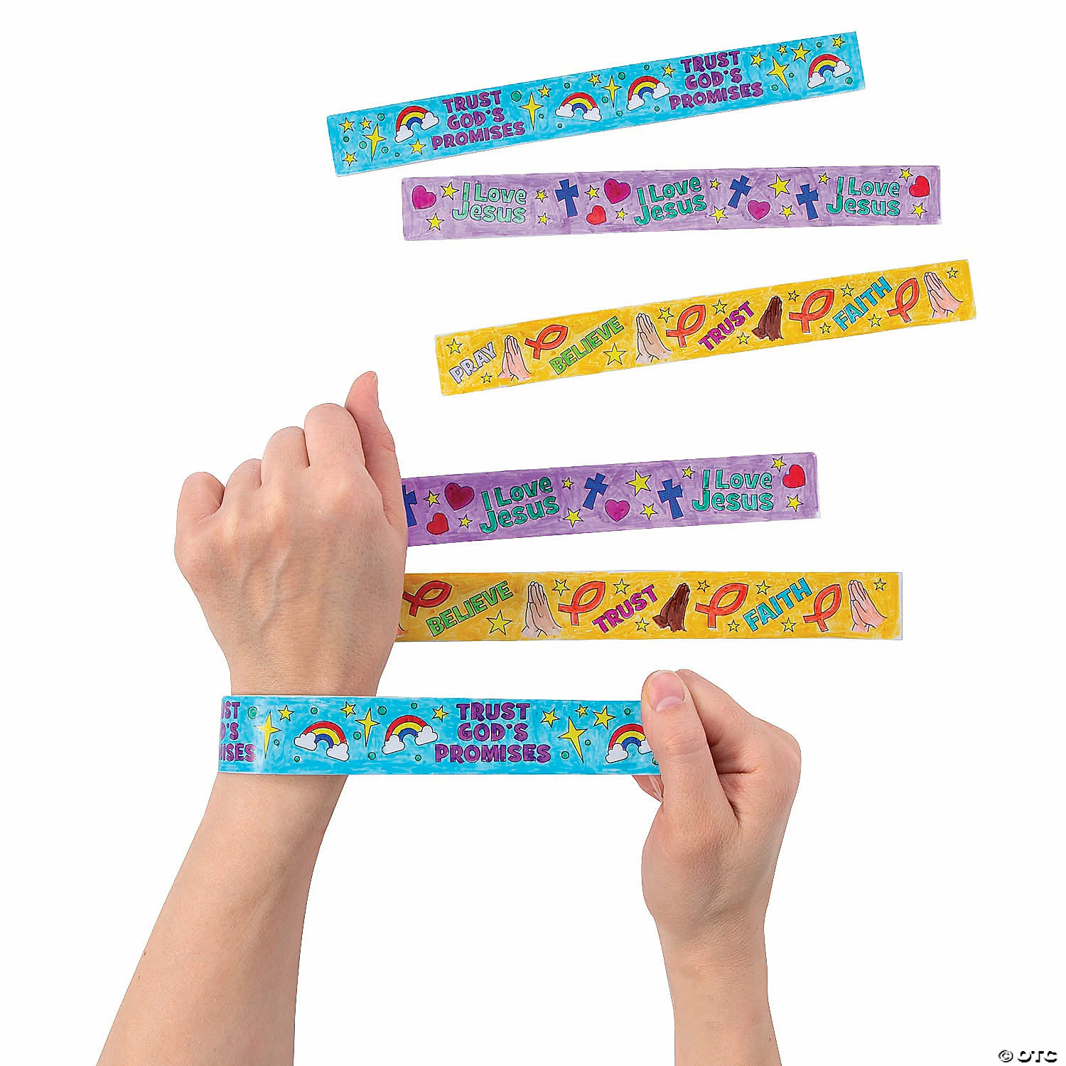 Top 10 🎁 Color Your Own Faith Slap Bracelets - 48 Pc. 😍 - Image 2
