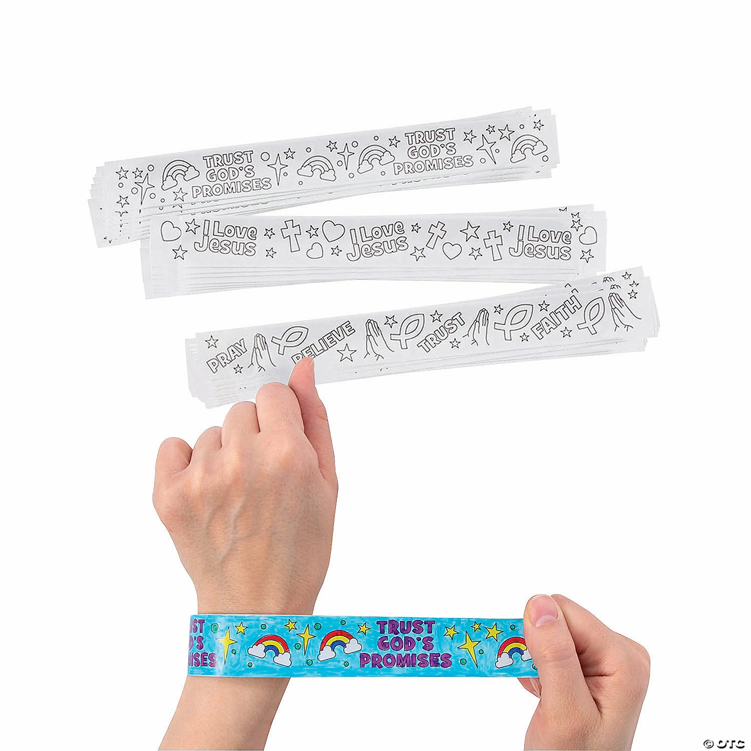 Top 10 🎁 Color Your Own Faith Slap Bracelets - 48 Pc. 😍