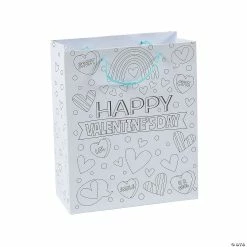 Budget ✨ Color Your Own Medium Valentine’s Day Bags - 12 Pc. 😉