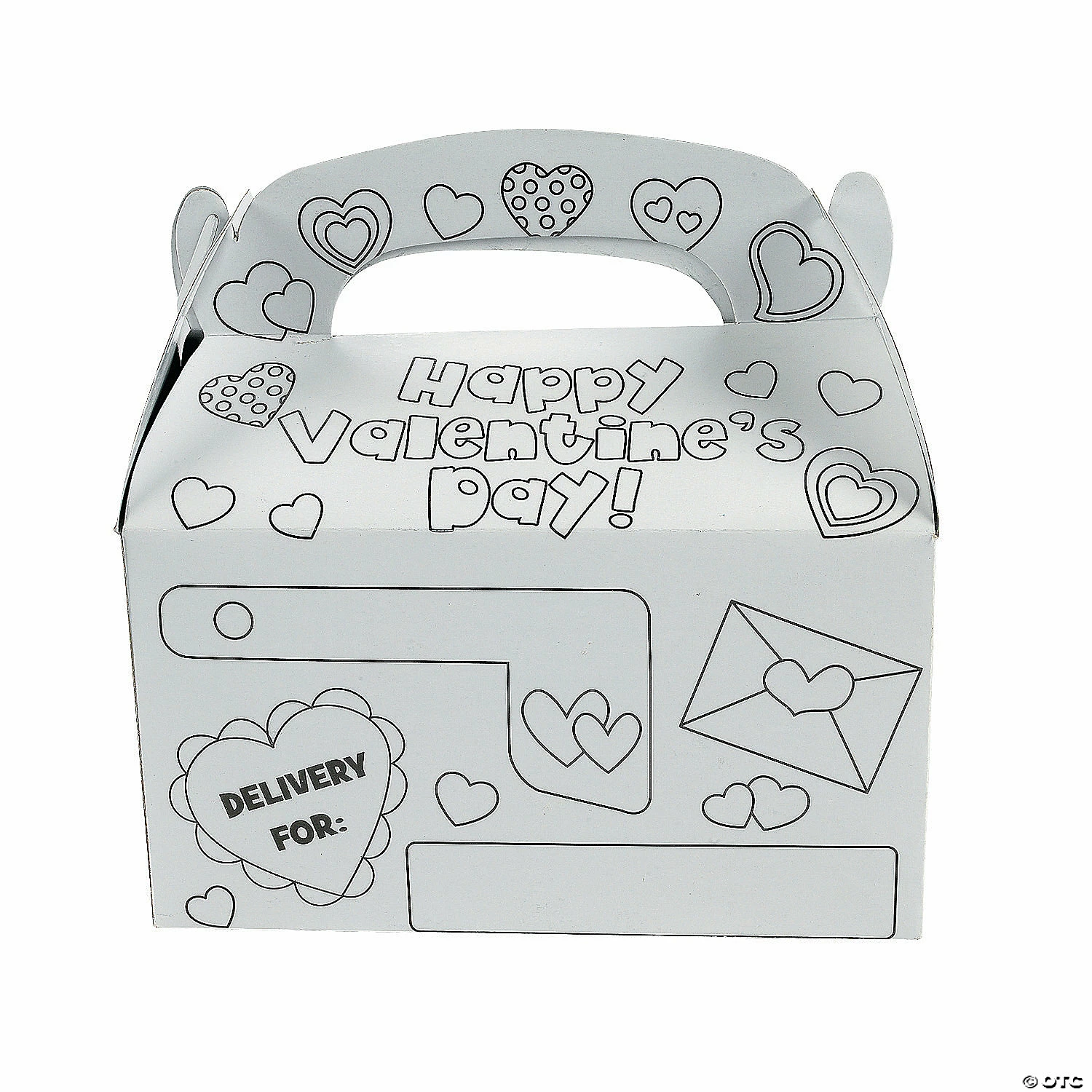Best deal ✔️ Color Your Own Valentine Boxes - 12 Pc. ✨ - Image 4