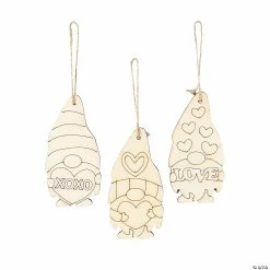 Flash Sale โ๏ธ Color Your Own Valentine Gnome Ornaments - 12 Pc. ๐