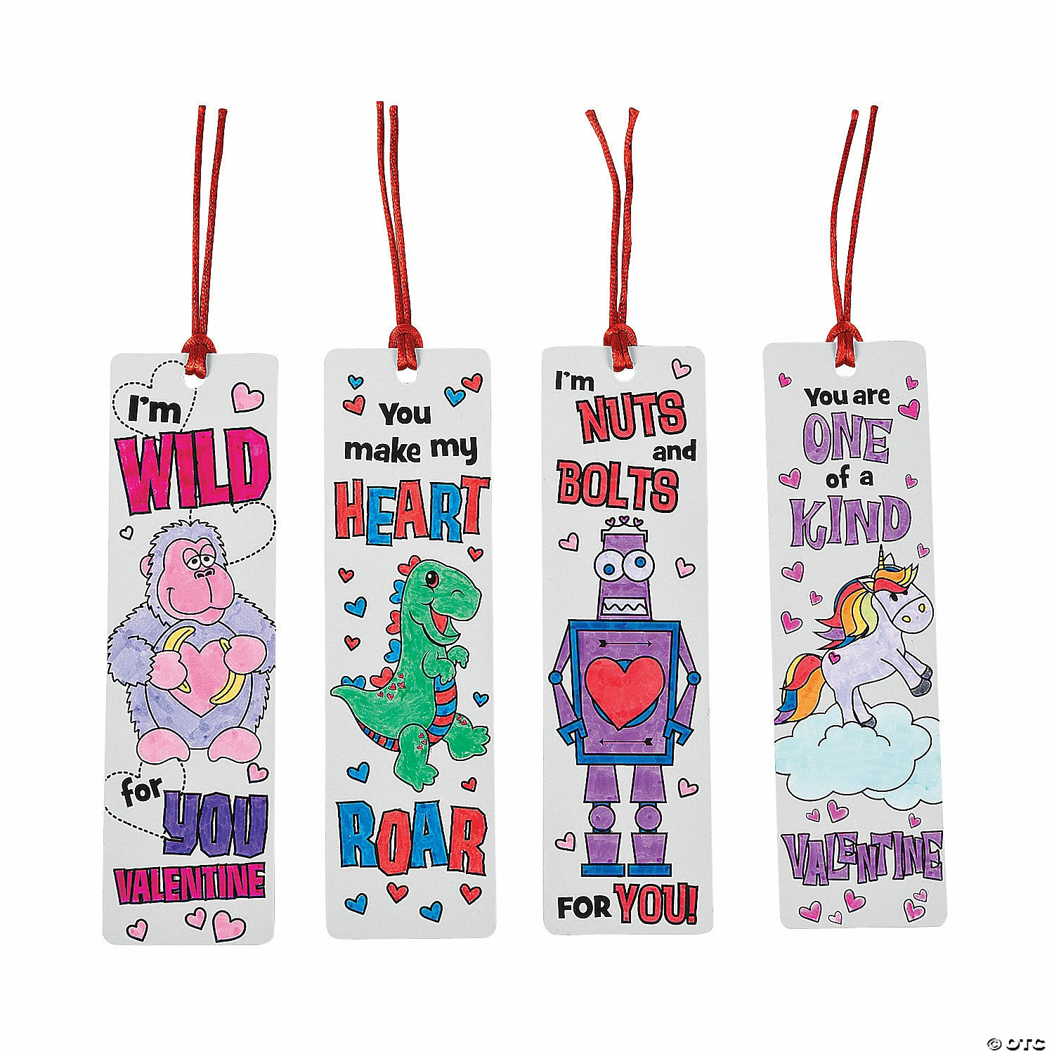 Flash Sale 🔥 Color Your Own Valentine’s Day Bookmarks - 12 Pc. 🤩 - Image 2