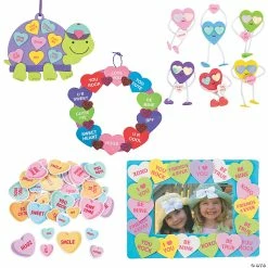 Best Sale 🌟 Conversation Heart Craft Kit Assortment - Makes 48 🌟