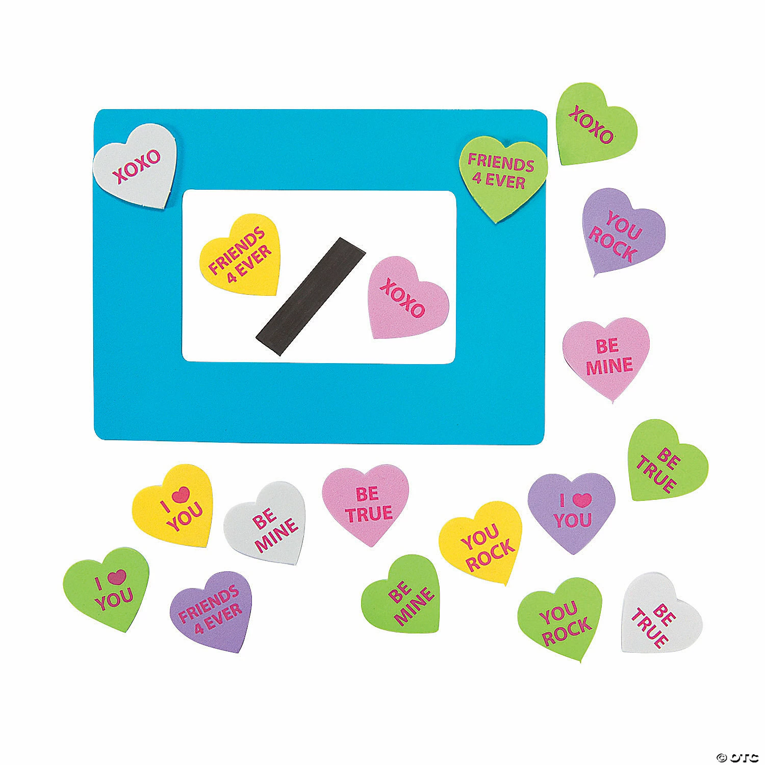 Flash Sale π Conversation Heart Picture Frame Craft Kit - Makes 12 π - Image 2