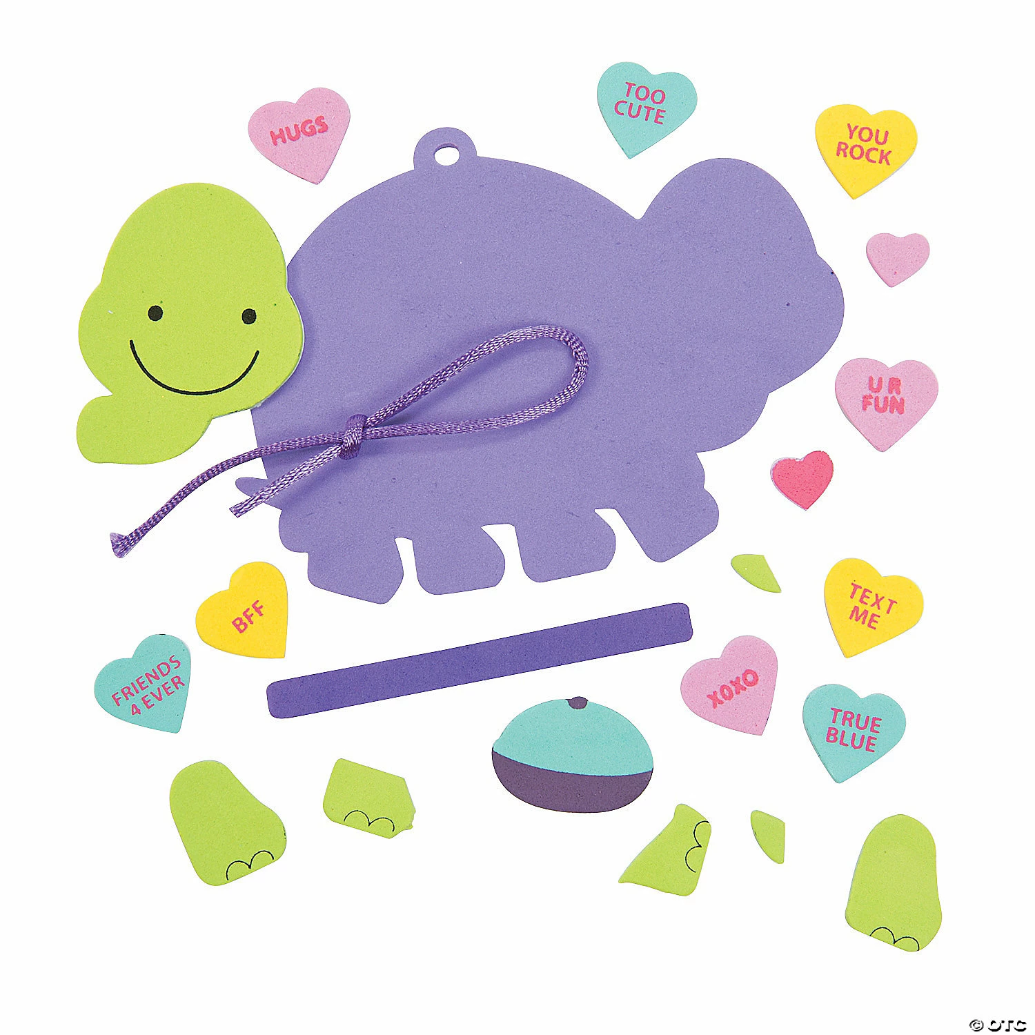 Hot Sale π Conversation Heart Turtle Ornament Craft Kit - Makes 12 π - Image 2