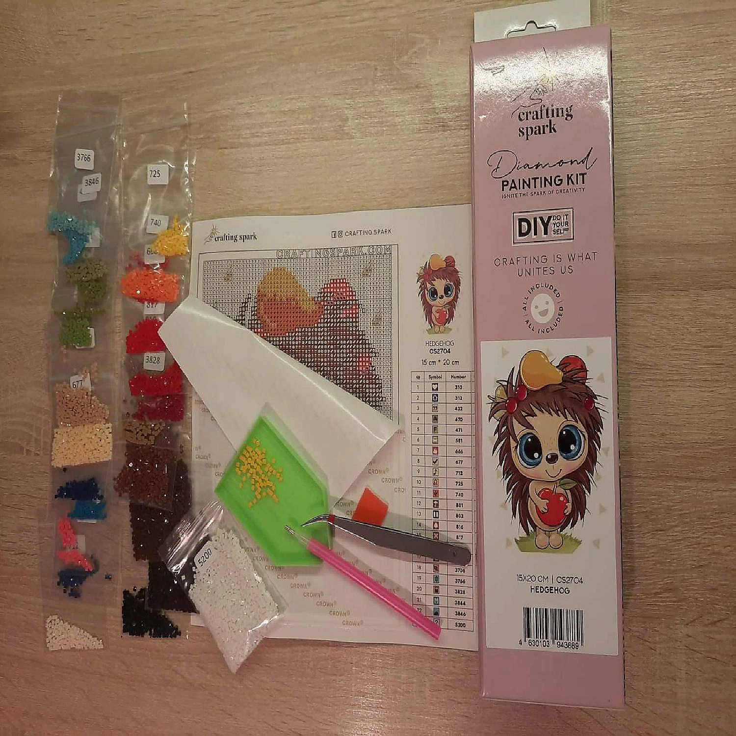 Top 10 🔔 Crafting Spark (Wizardi) - Cat Love CS2696 7.9 x 7.9 inches Crafting Spark Diamond Painting Kit ❤️ - Image 3