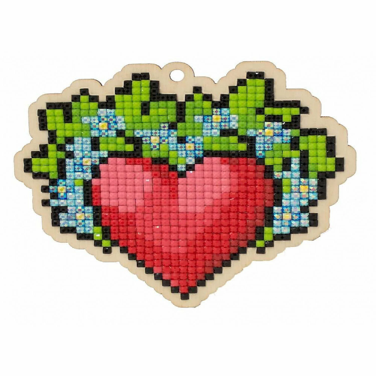 Best reviews of π Crafting Spark (Wizardi) - Heart WWP331 Diamond Painting on Plywood Kit β