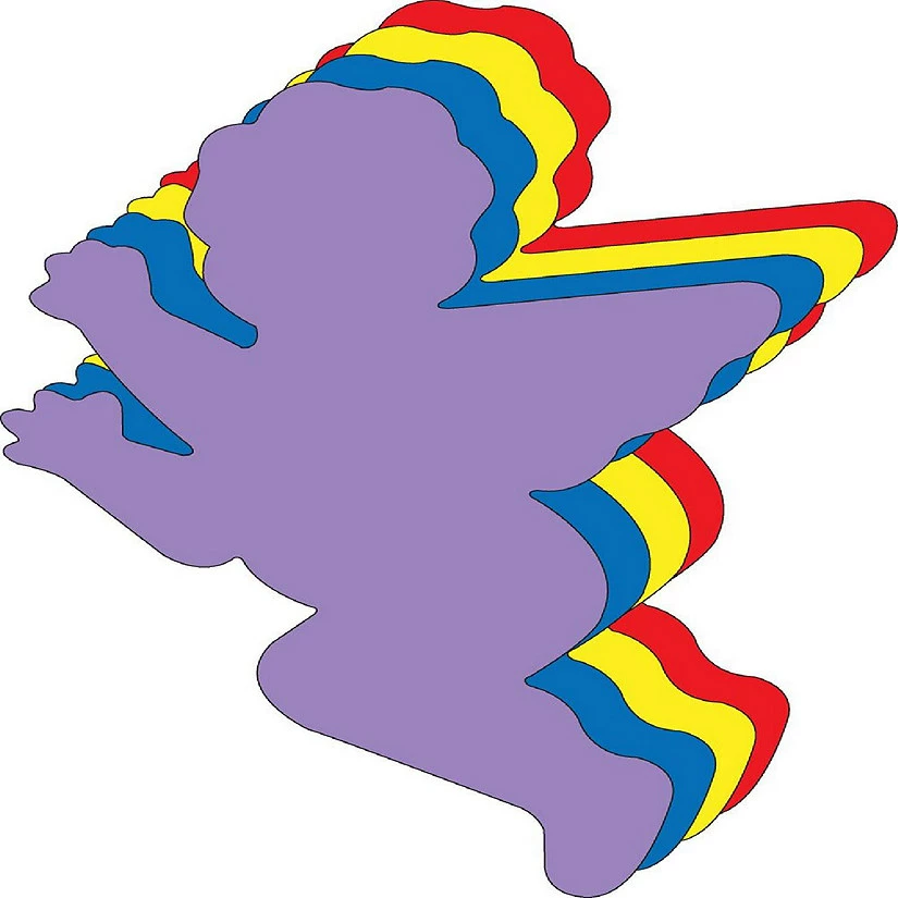 Promo 𧨠Creative Shapes Etc. - Cupid Assorted Color Super Cut-outs- 8β X 10β βοΈ
