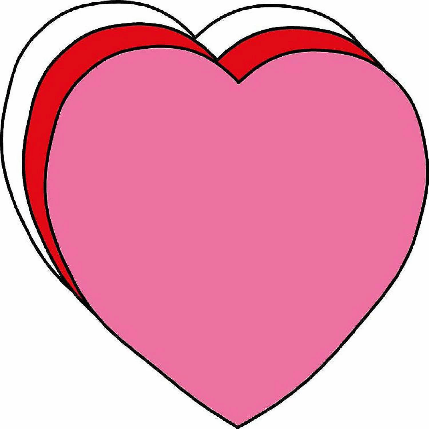 Top 10 π Creative Shapes Etc. - Heart Small Tri-color Creative Cut-outs- 3β π₯