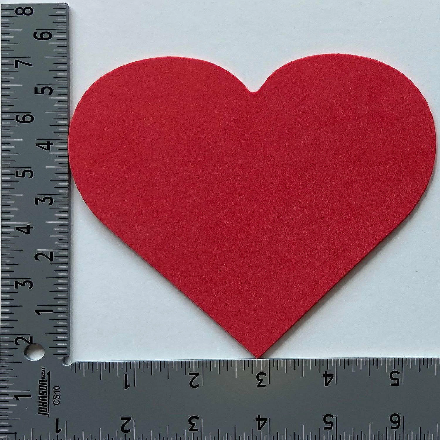 Coupon π Creative Shapes Etc. - Large Tri Color Creative Foam Craft Cut-outs - Heart π― - Image 4