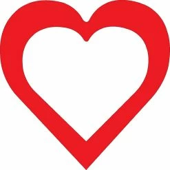 Flash Sale 😉 Creative Shapes Etc. - Open Heart Assorted Color Creative Cut-outs- 5.5" 😀