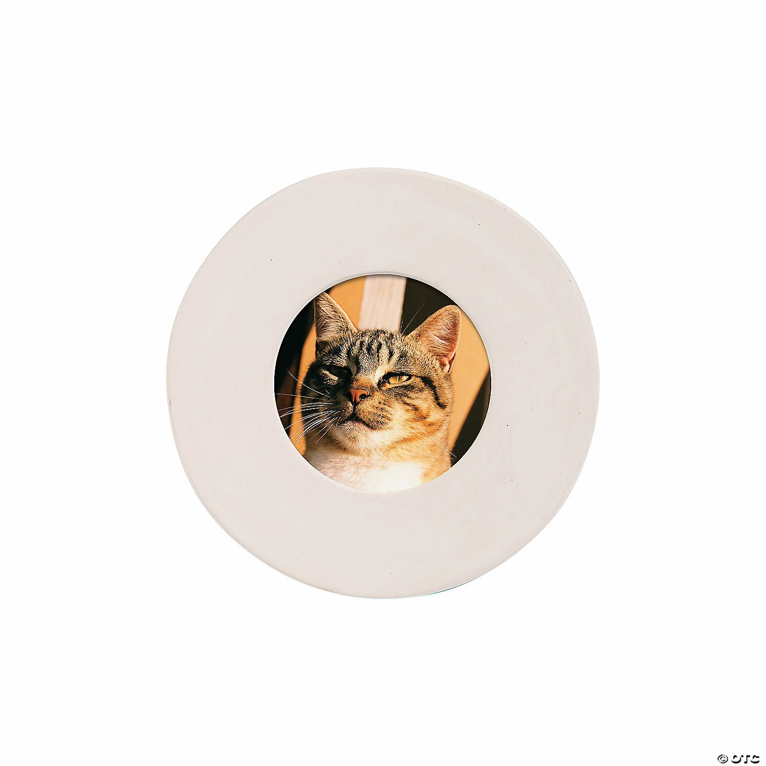 Deals π DIY Ceramic Round Picture Frames - 6 Pc. π