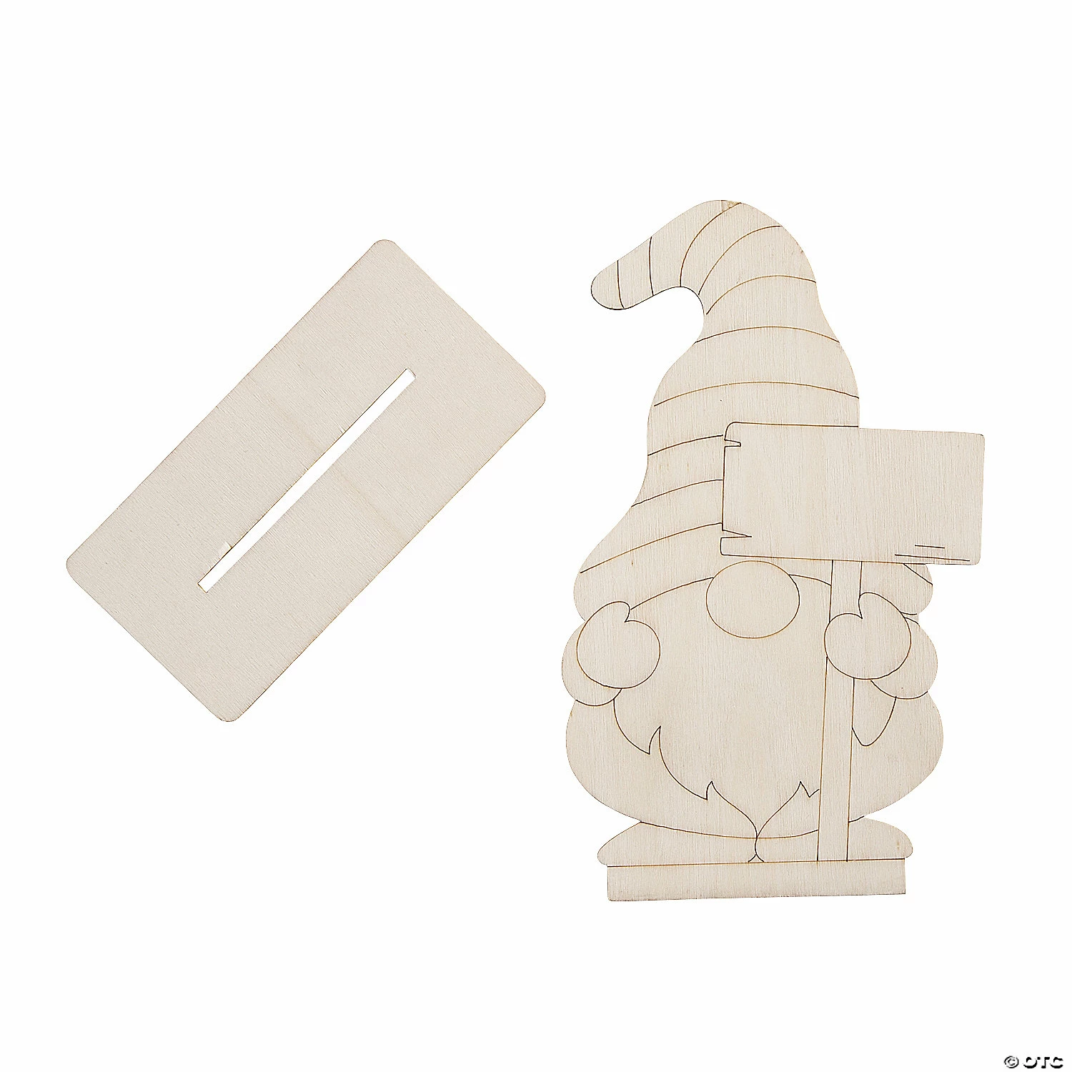 Wholesale ❤️ DIY Unfinished Wood Gnomes with Sign Stand-Up - 12 Pc. ❤️ - Image 2