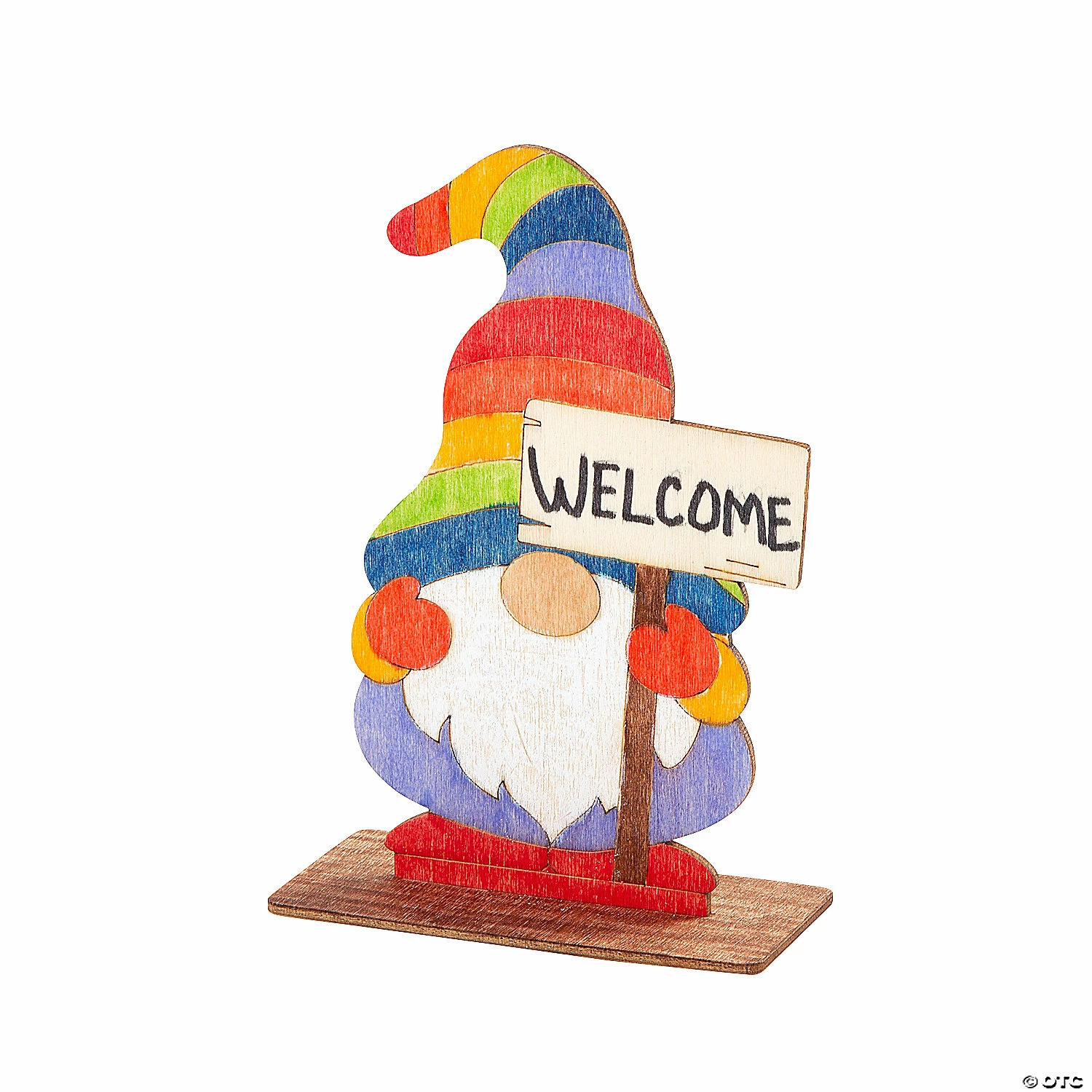 Wholesale ❤️ DIY Unfinished Wood Gnomes with Sign Stand-Up - 12 Pc. ❤️ - Image 3
