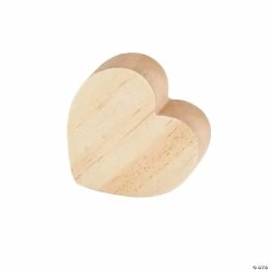 Brand new 👍 DIY Unfinished Wood Heart Shapes – 6 Pc. ❤️