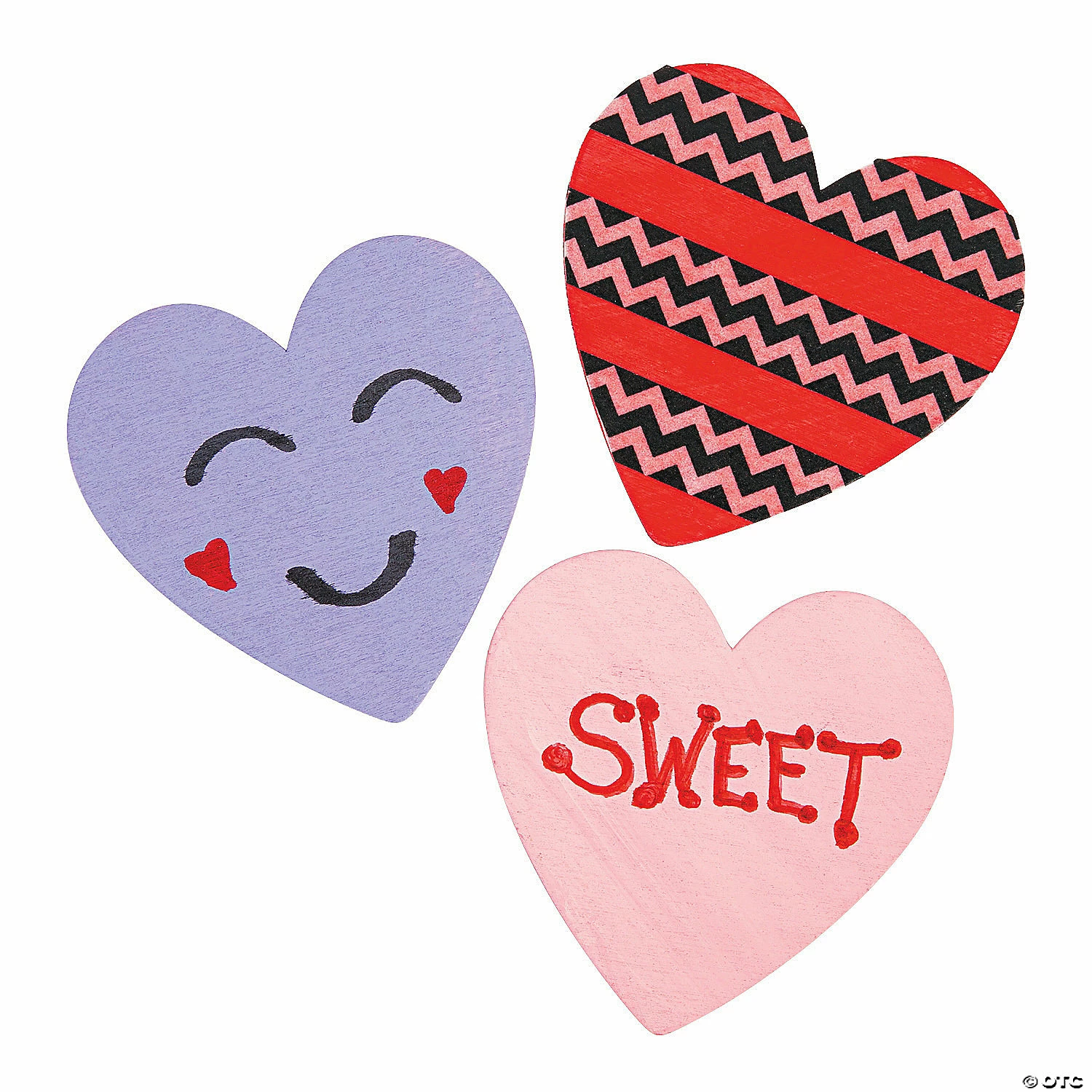 Outlet ✨ DIY Unfinished Wood Hearts with Magnets - 24 Pc. 🔔 - Image 2