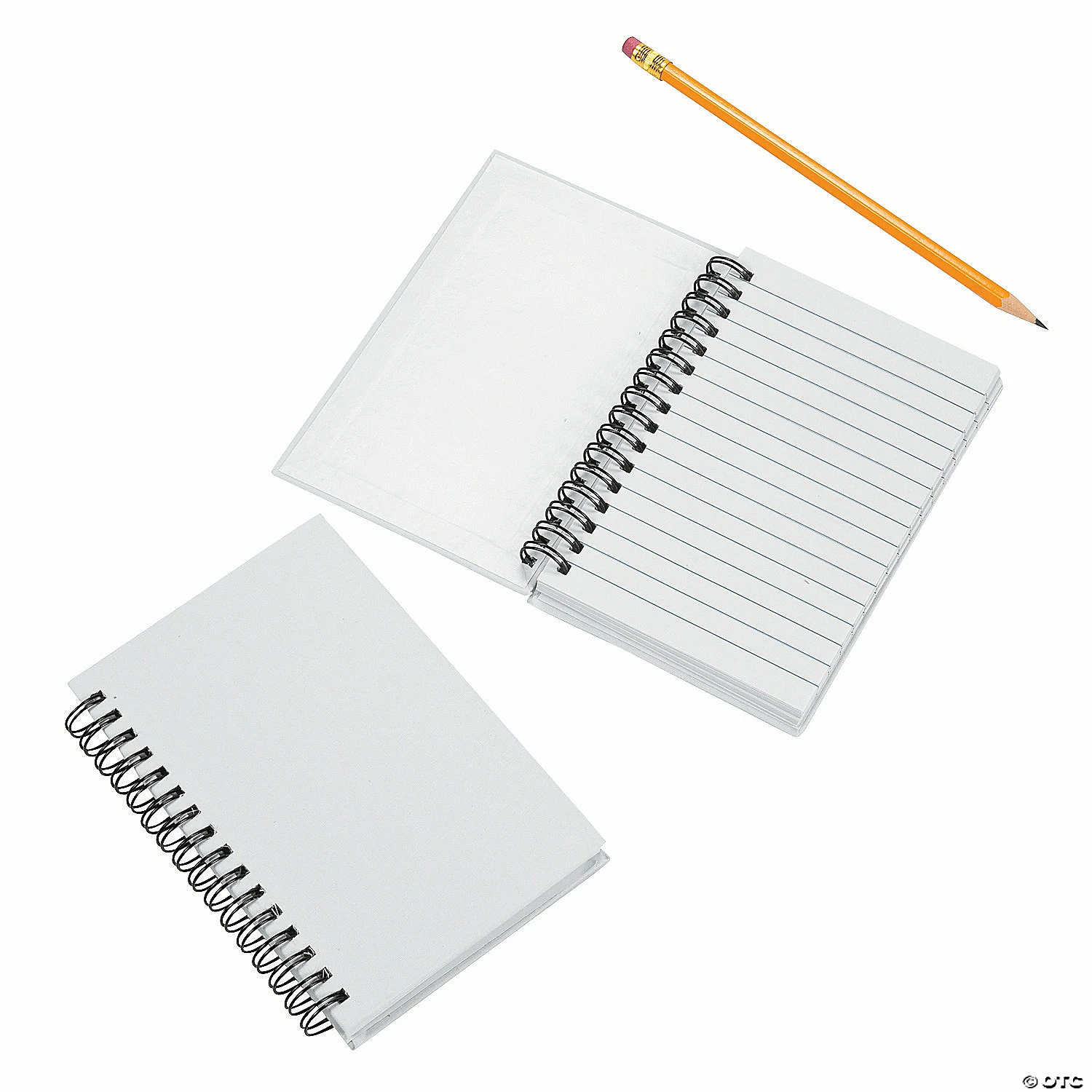 Flash Sale โจ DIY White Canvas Spiral Notebooks - 12 Pc. ๐