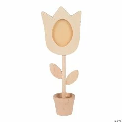 Best Pirce ๐ DIY Wood Flower Photo Holders - 12 Pc. ๐