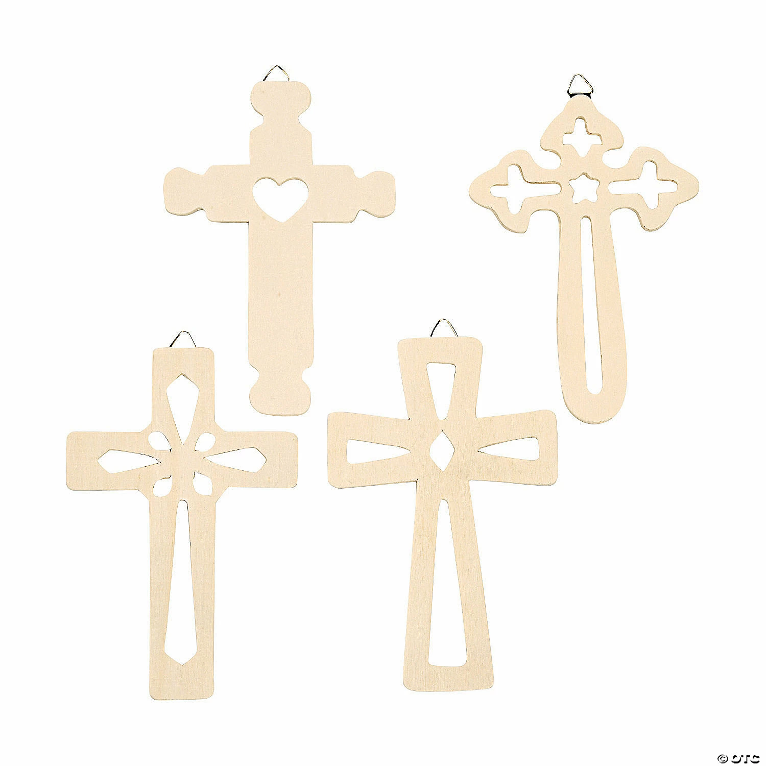 Promo 𧨠DIY Wood Wall Crosses - 12 Pc. β