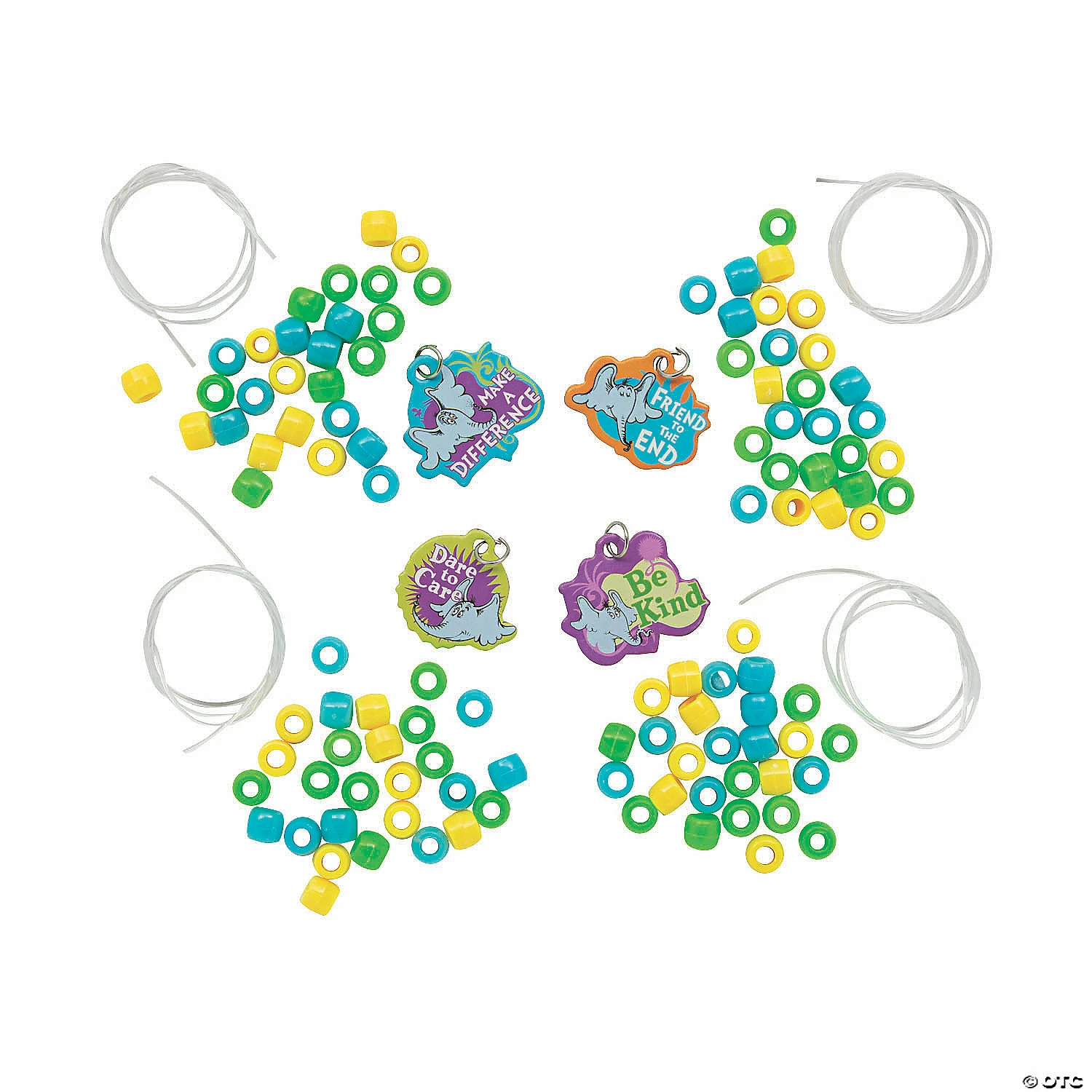 Discount 🎉 Dr. Seuss™ Horton Hears a Who™ Kindness Bracelet Craft Kit - Makes 12 🎁 - Image 2