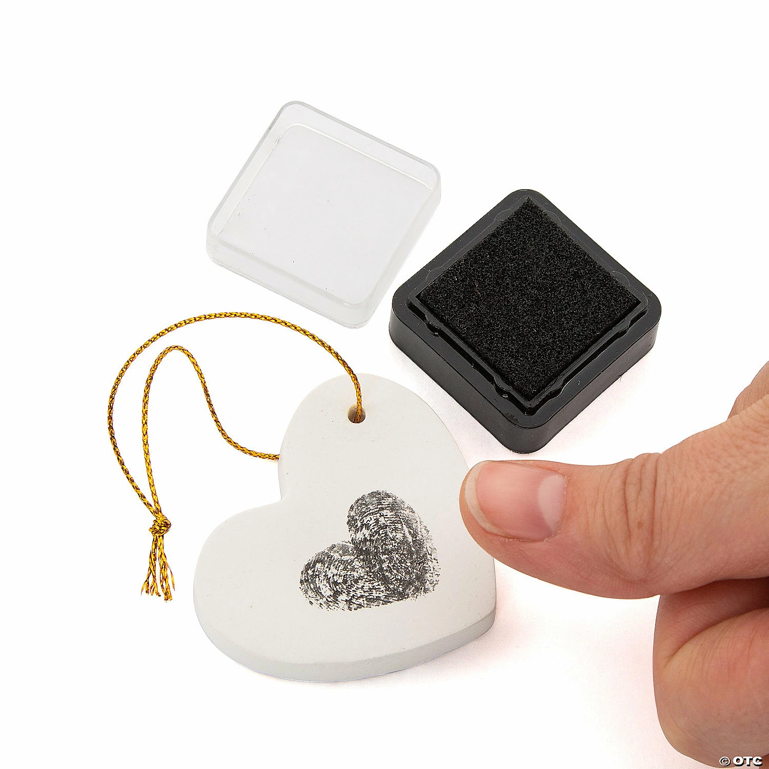 Cheap π Fingerprint Heart Ornament Craft Kit - Makes 12 β¨ - Image 3