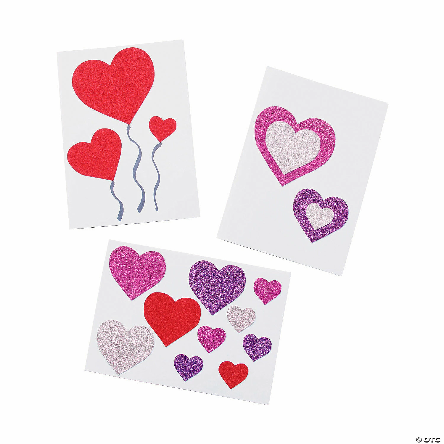 Coupon ๐ฅฐ Glitter Paper Heart Shapes - 48 Pc. โค๏ธ - Image 2