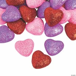 Best reviews of ❤️ Glitter Valentine Foam Hearts - 48 Pc. 🎉
