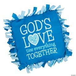 Cheap 🔔 God’s Love Tied Fleece Pillow Craft Kit - Makes 6 🤩