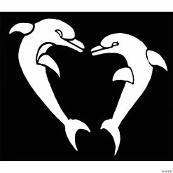 Best reviews of 😉 Heart Shaped Dolphins Stencil 🎉
