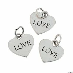 Best deal 😉 Heart-Shaped “Love” Charms - 36 Pc. ⭐