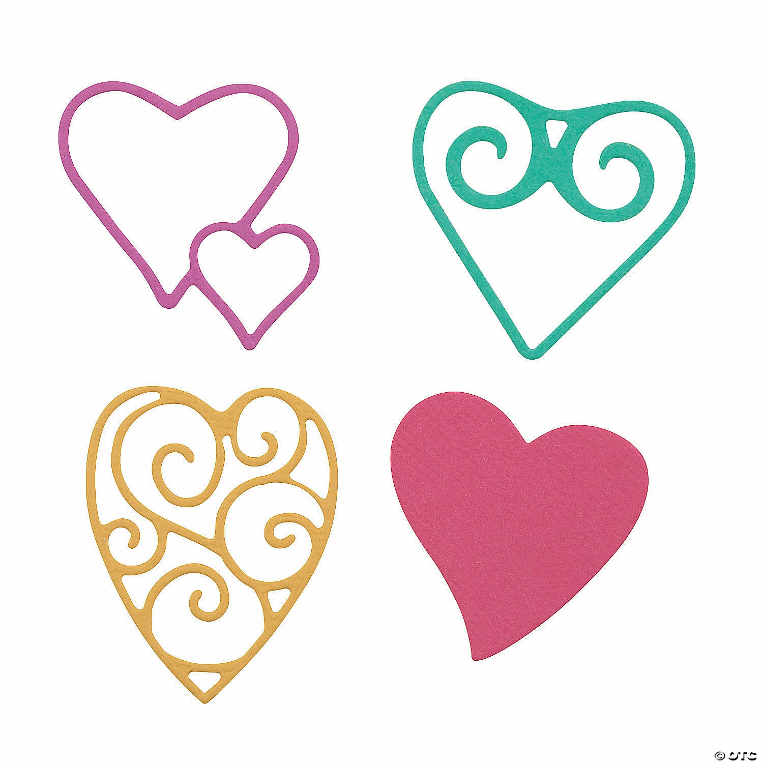 Deals π Heart Shapes Cutting Dies - 4 Pc. π - Image 2