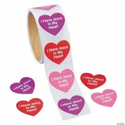 Best deal 🥰 I Have Jesus in My Heart Sticker Roll - 100 Pc. ⭐