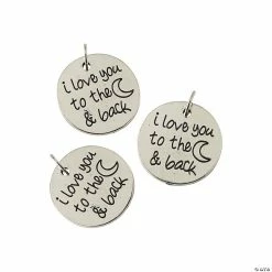Top 10 👍 I Love You to the Moon Charms - 12 Pc. 🛒