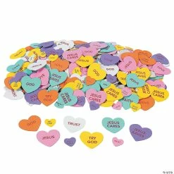 Cheap ๐งจ Inspirational Conversation Self-Adhesive Foam Heart Stickers - 500 Pc. โ๏ธ