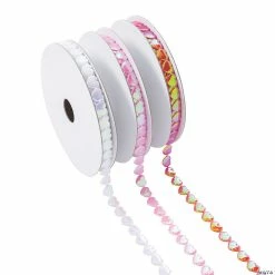 Top 10 😀 Iridescent Heart-Shaped Ribbon - 1/4" - 3 Pc. 👏