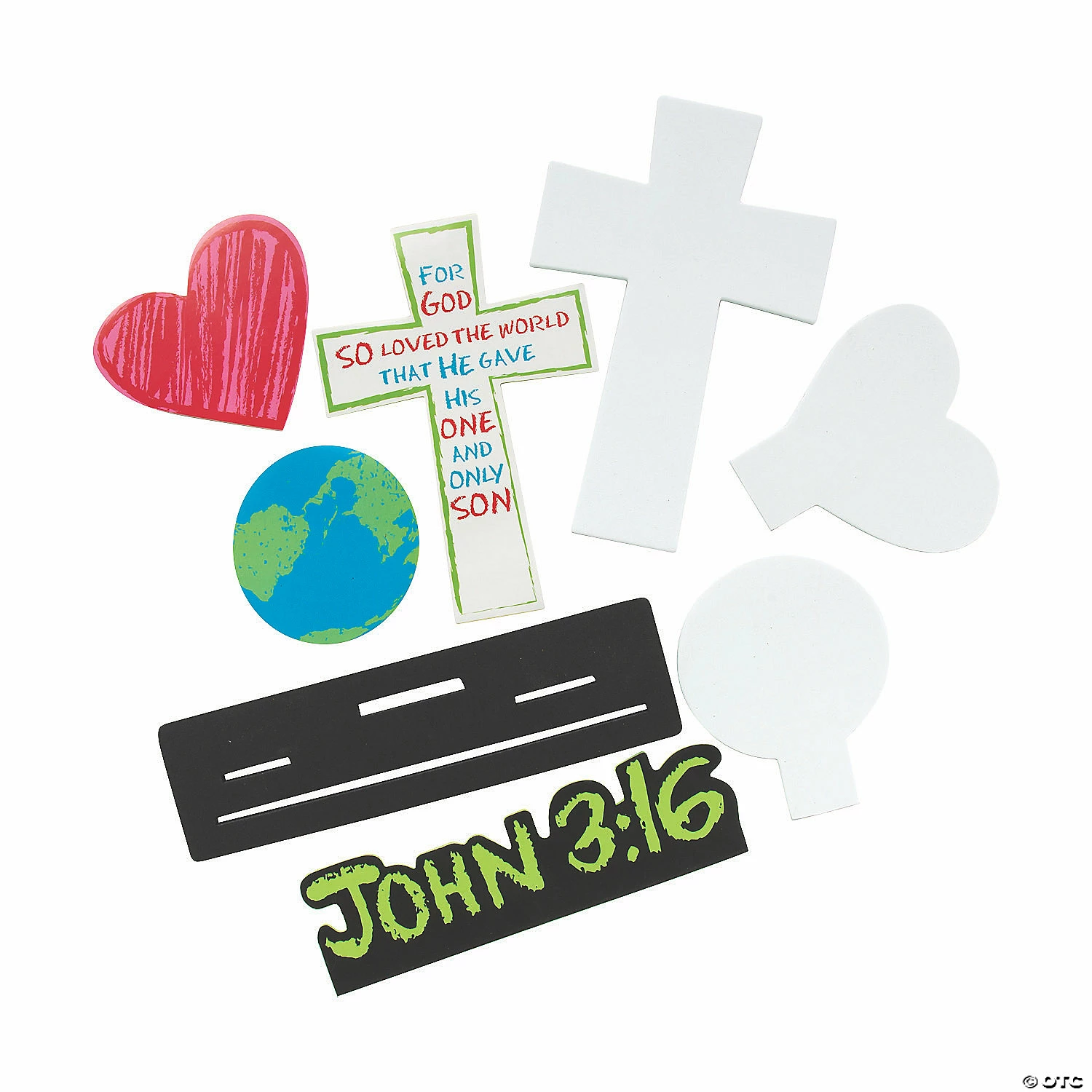 Cheapest 😀 John 3:16 Stand-Up Craft Kit - Makes 12 ⌛ - Image 2