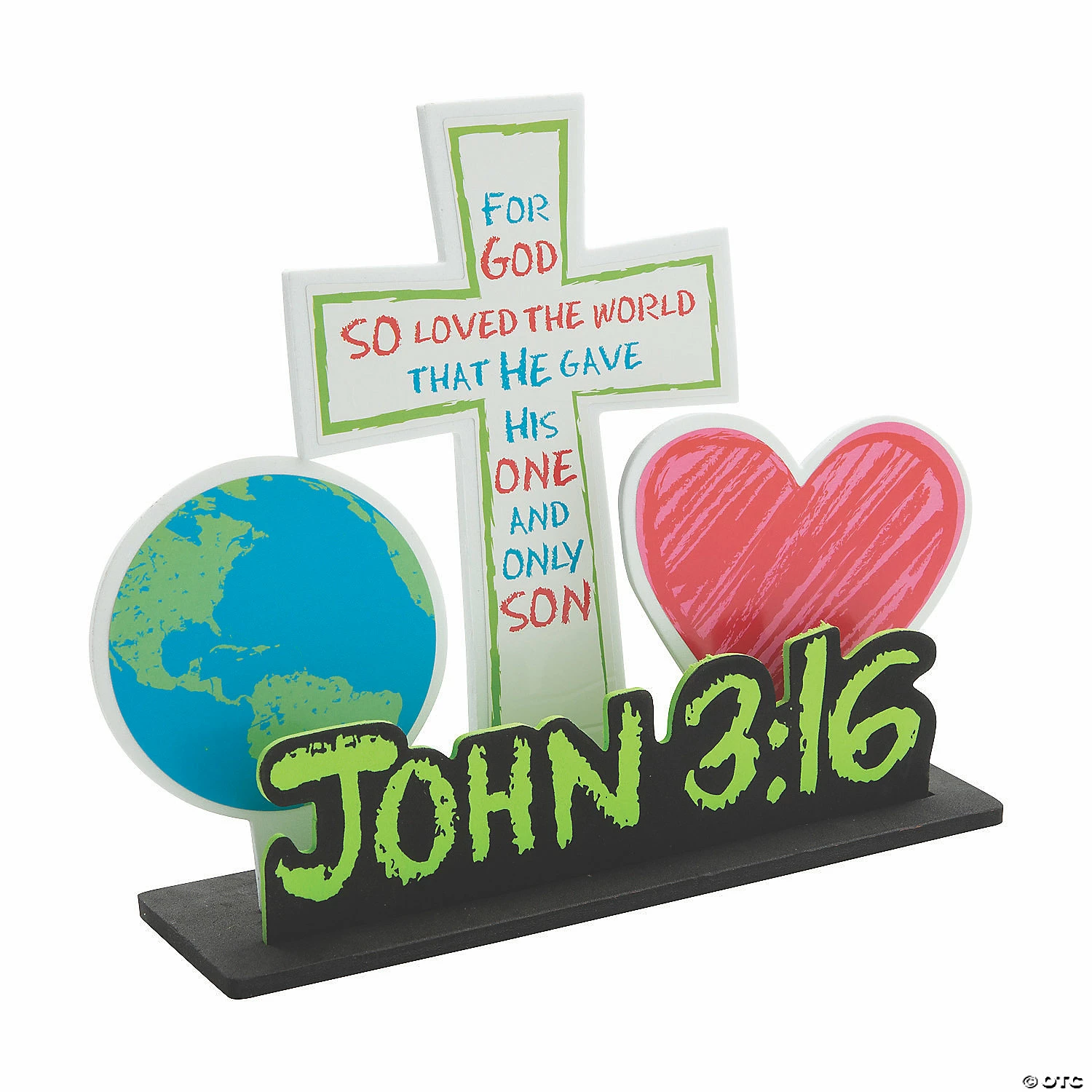 Cheapest 😀 John 3:16 Stand-Up Craft Kit - Makes 12 ⌛