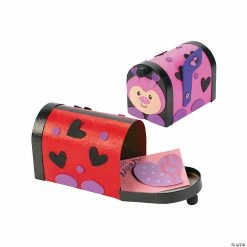 Brand new 👍 Ladybug Valentine Mailbox Craft Kit - Makes 12 🧨